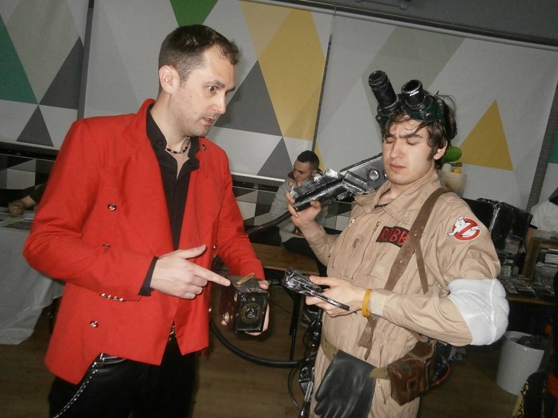 Nathan Head Mersey Comic Con - Dorian and Drama comic - Hellbound Media - Ghostbusters